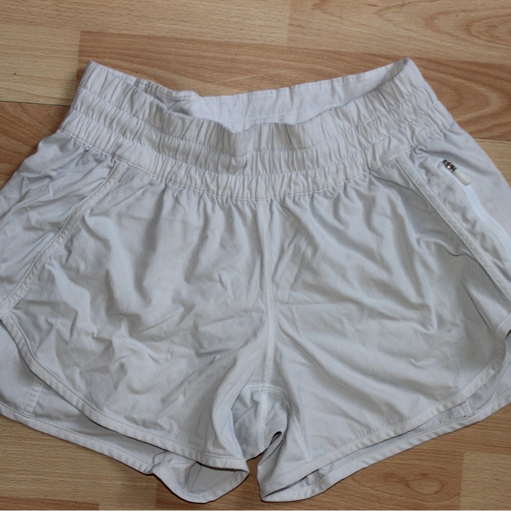 Women's White Lululemon Shorts - Picture 2 of 4